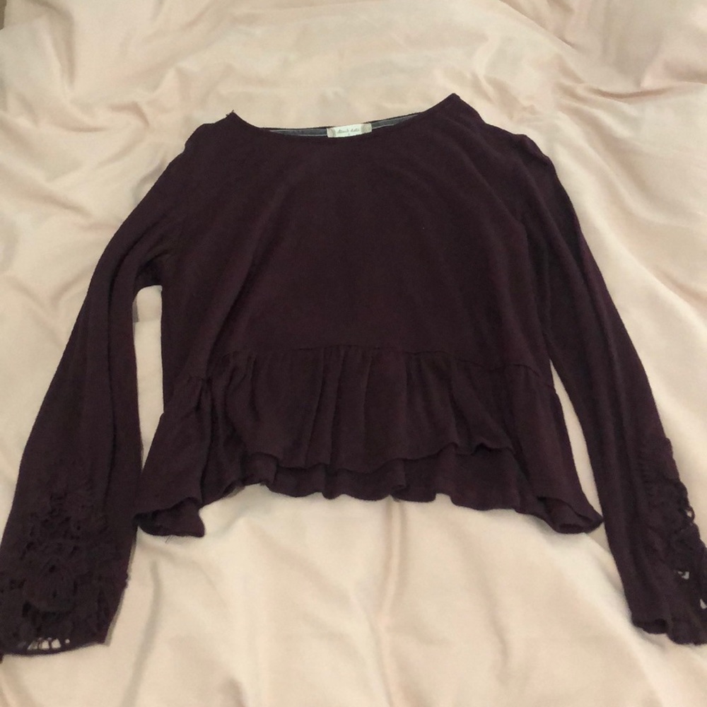 Maroon shirt